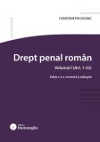 Drept penal rom&acirc;n. Vol. (Art. 1-52) - Paperback brosat - Hamangiu