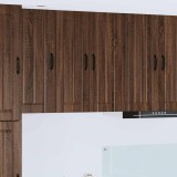VidaXL Dulap suspendat de bucătărie Stejar &icirc;nchis 60 x 31 x 80 cm 885052