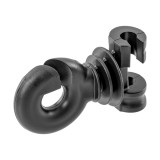Izolator suplimentar pentru st&acirc;lp din oțel rotund &Oslash;8&nbsp;mm, 25&nbsp;buc.