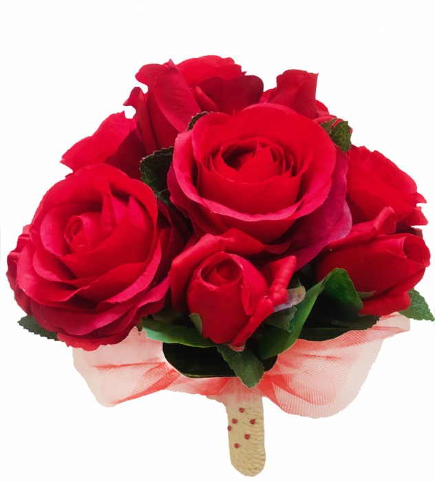 Buchet de Flori EVENTISSIMI - 15 Trandafiri Rosii