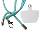 Șnur textil universal pentru telefon, verde mentă