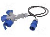 Conector alimentare AC, IEC 60309, IP44, 16A, 230V AC, 3 pini, PCE - 9432002