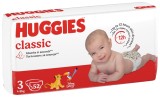 Scutece Huggies, Classic Jumbo, Nr 3, 4-9 kg, 52 buc