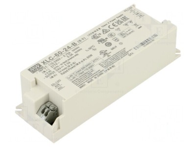 Alimentator LED 60W 24VDC 0&amp;divide;2,5A 155&amp;divide;400VDC - OUT: 1 foto