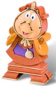 Ceasul Cogsworth - Figurina din Frumoasa si Bestia foto