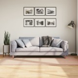 VidaXL Covor HUARTE, fir scurt, moale și lavabil, roz pudră, 100x200cm