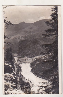 bnk cp Lacul Rosu ( Ghilcos ) - uzata 1945 - decupata foto