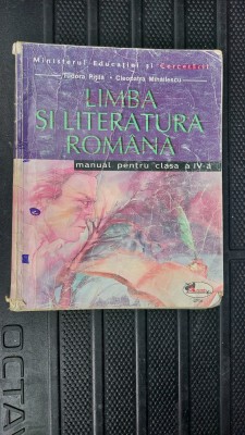 LIMBA SI LITERATURA ROMANA CLASA A IV A PITILA MIHAILESCU ARAMIS . foto