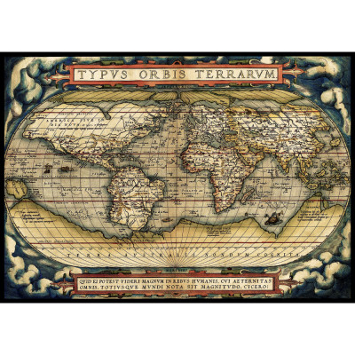 Puzzle 3000 piese - The First Modern Atlas, 1570 foto