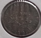 Moneda Franta 1 Franc 1913, Argint, Numismatica, Colectionari