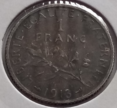 Franta , 1 Franc 1913 foto