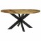 vidaXL Masă de dining 160 x 160 x 76 cm lemn de mango nefinisat 358879