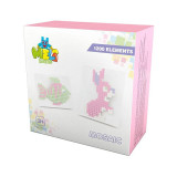 Set creativ de constructie, Minis Pastel 1200 piese, Meli EduKinder World