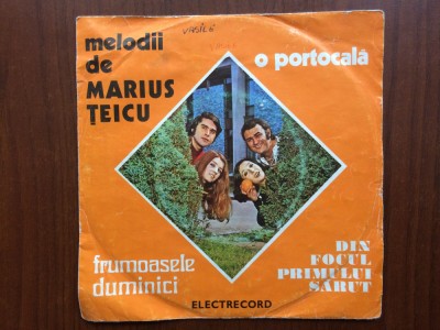 melodii de marius teicu andreescu calugareanu panciu disc single vinyl muzica pop usoara EDC 10342 VG+ foto