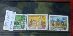 TS21 - Timbre serie Ungaria - Magyar posta 1974 Mi3001-3003