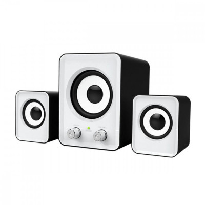 Boxe Stereo 2.1 cu conectare USB &amp;amp; Jack, putere 5W + 2 x 3W foto