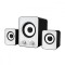 Boxe stereo 2.1 cu conectare usb &amp; jack, putere 5w + 2 x 3w