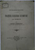G. Danielopolu, Introducțiune la studiul evoluțiunei succesiunilor testamentare