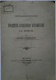 G. Danielopolu, Introducțiune la studiul evoluțiunei succesiunilor testamentare