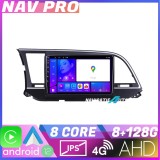 Navigatie Hyundai Elantra 2015 2018 KIT 581 EDOTEC-LITE Android Ecran 720P Octa Core 8 128 Carplay CarStore Technology
