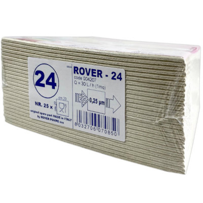 Set 25 placi filtrante Rover 24 20x20, dimensiune standard, filtrare vin sterila stransa (pentru imbuteliere) foto