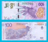 Argentina (p#363A) 100 Pesos 2018 UNC &#039;Taruca&#039; serie: 000094xxA
