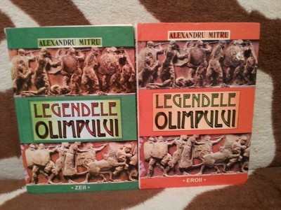 LEGENDELE OLIMPULUI-ALEXANDRU MITRU (2 VOL) EDITIE CARTONATA foto