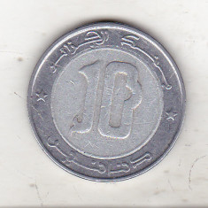 bnk mnd Algeria 10 dinari 2008 , bimetal , fauna