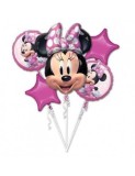Buchet 5 baloane folie Minnie Mouse Forever