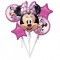 Buchet 5 baloane folie Minnie Mouse Forever