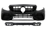 Kit bara fata si difuzor spate Mercedes E-Class W213 E63 Design Negru