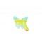Jucarie antistres din silicon, Flippy, Pop It Now and Flip It, Portofel fluturas, Bleu/Galben