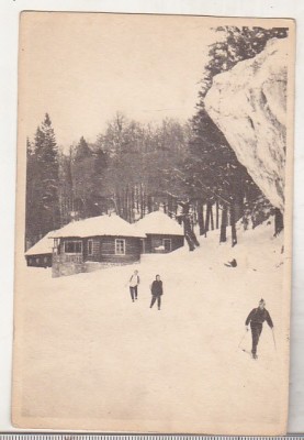 bnk cp Iarna la Stana Republicii - uzata 1959 - Libraria noastra foto