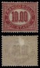 Italy 1875 Service 10L Mi.8 MH AM.441, Nestampilat