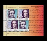 Cumpara ieftin ✅RO 2020 ,LP 2293a ,&quot;Ludwig van Beethoven, 250 de ani n.&quot; bloc 2S/colita 839,MNH, Nestampilat
