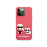 Cumpara ieftin Husa Cover Karl Lagerfeld Choupette Liquid Silicone pentru iPhone 13 Pro Pink