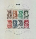PORTUGALIA 1945 - Navigatori portughezi /bloc MNH ( cota Michel 60&euro;)