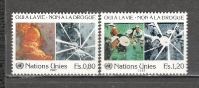 O.N.U.Geneva.1987 Campanie impotrida drogurilor SN.567 foto