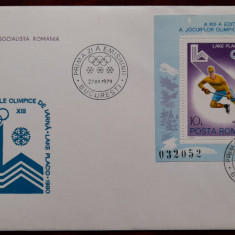 1979-Lp998-Lake Placid,col.dant.-FDC