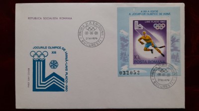 1979-Lp998-Lake Placid,col.dant.-FDC foto