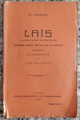 Lais - M. Eminescu// 1908 foto