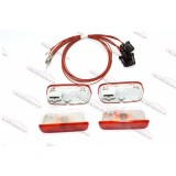 Set 4 lampi lumina rosie/alba avertizare usi deschise VW Golf 5, Golf