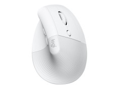 Logitech Lift for Mac, Mouse Vertical Ergonomic, Wireless, Off, White