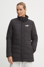 Puma geaca femei, culoarea negru, de tranzitie, 675364