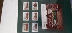 Romania-Transport,locomotive ,trenuri-serie completa si colita ,nestampilate MNH-(T6)