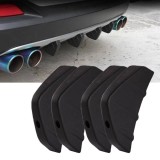 Ornamente Bara Spate Negre Universale - Difuzor / Splitter Auto - Set 4 Bucati ALM Tuning Exterior