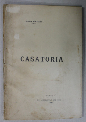 CASATORIA de GEORGE BONTEANU , STUDIU JURIDIC , 1905 foto