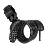 Cablu Securitate 1.25m x 12mm cu Cod | Antifurt Universal pentru Scuter și Ciclism