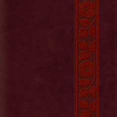 ESV Study Bible, Large Print (Trutone, Mahogany, Trellis Design, Indexed)