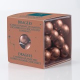 Drajeuri cu coji de portocale confiate invelite in ciocolata neagra cu decor aramiu | T&#039;a Milano